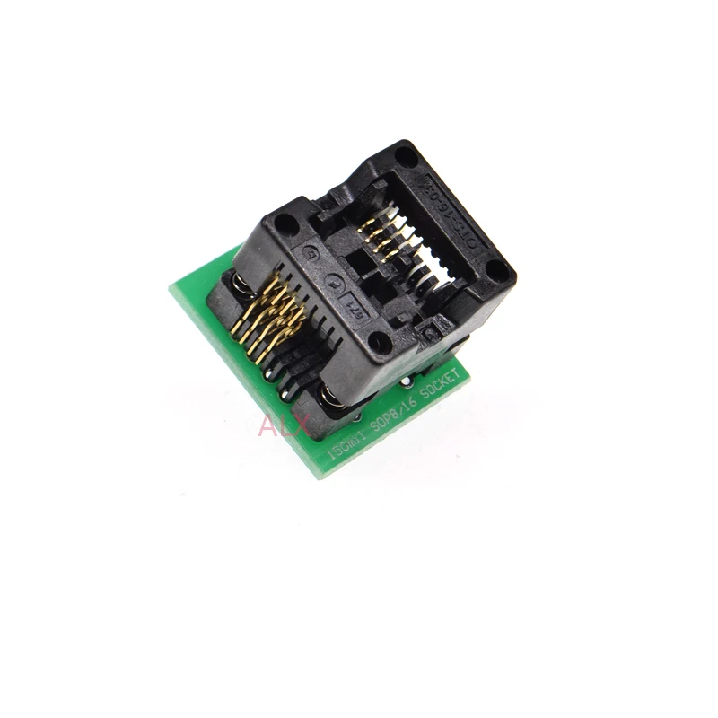 5 шт. SOIC8 SOP8 к розетке DIP8 мил блестящий чип IC 24C02 24C08 24C32 EEPROM|sop8 to dip8|sop8 dip8 adaptersop8 soic8 |