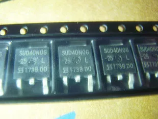 Бесплатная доставка SUD40N06-25L SUD40N06-25L 40N06-25L 40N06-25 L 40N06 N-Channel 60-V (D-S), 175C MOSFET, Logic Level TO-252
