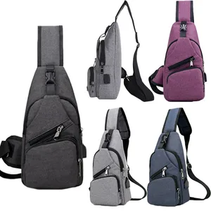 Рюкзак NoEnName, нагрудная сумка через плечо, с USB-разъемом, с защитой от кражи