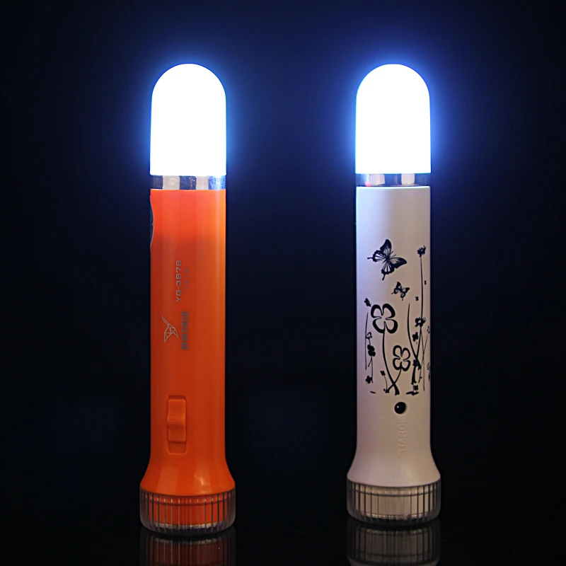 YAGE Led Фонарик Ночь Свет Двойной Lanmp 2 режимы Факел Literna Laterna 2000 мАч Батареи Внутри