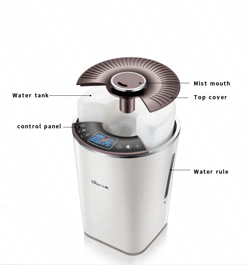 22%,intelligent Sterilization Air Humidifier 4L Mute Aromatherapy Diffuser Automatic Humidistat Control/Anion Humidifier C40N3