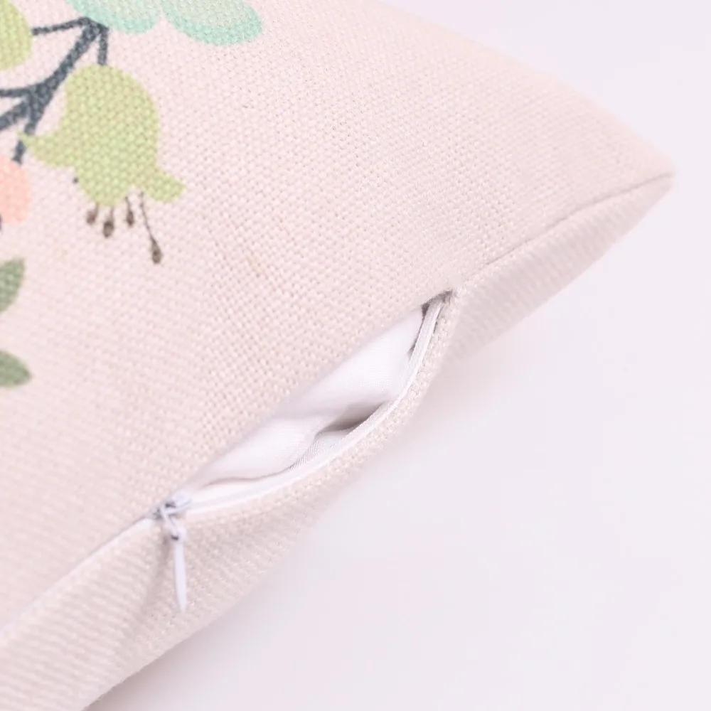 Весенний венок Чехлы для подушек цветы акварель Пледы Подушки Детские чехол Hello