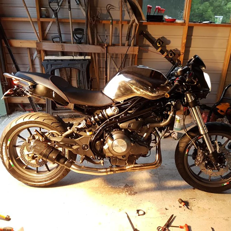 Sclmos bj300gs средняя труба из нержавеющей стали для мотоцикла мотоциклетный