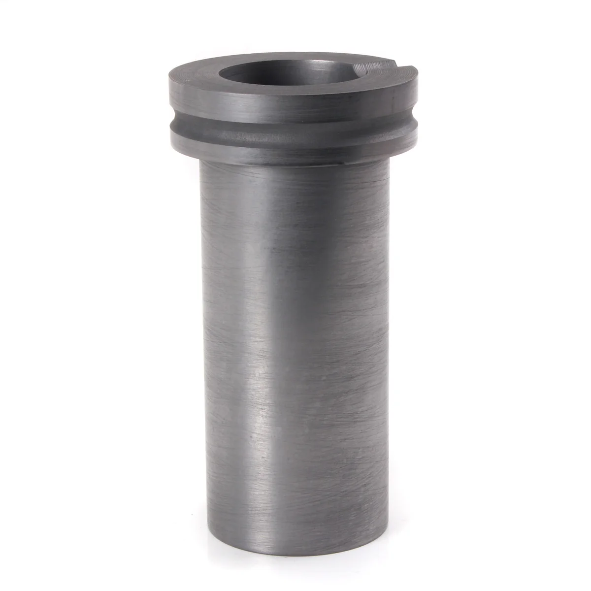 

99.9% High Purity Graphite Casting Melting Crucible Good Heat Transfer Performance 1 / 2 / 3kg For Gold Silver Metal Smelting