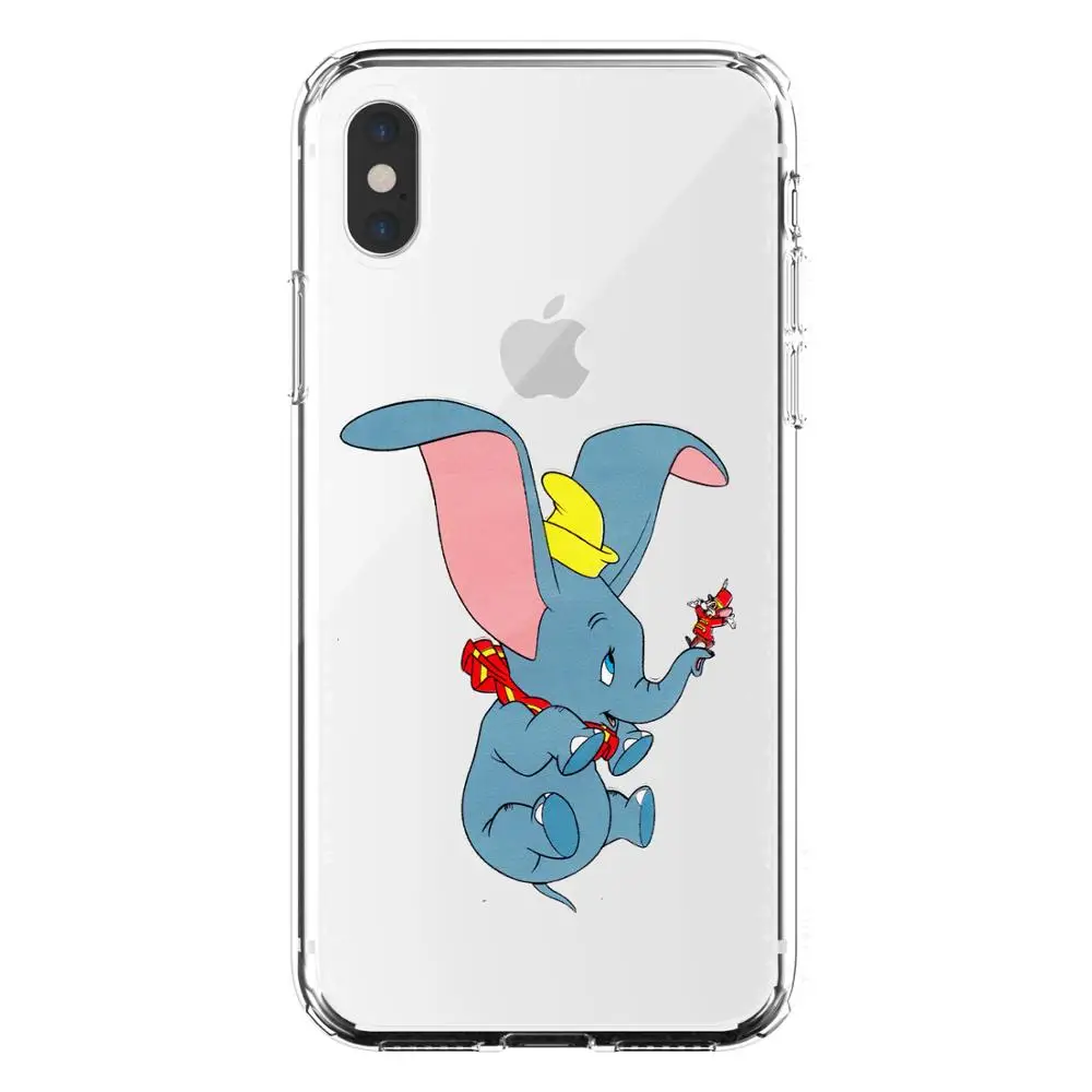 Милый мультфильм анимация dumbo Мягкий Силиконовый ТПУ чехол для телефона iPhone 11 Pro