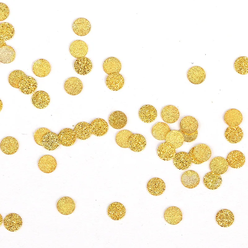 Блестящий сплав Матовый круглый дизайн блинов Золотой Серебряный металл медь