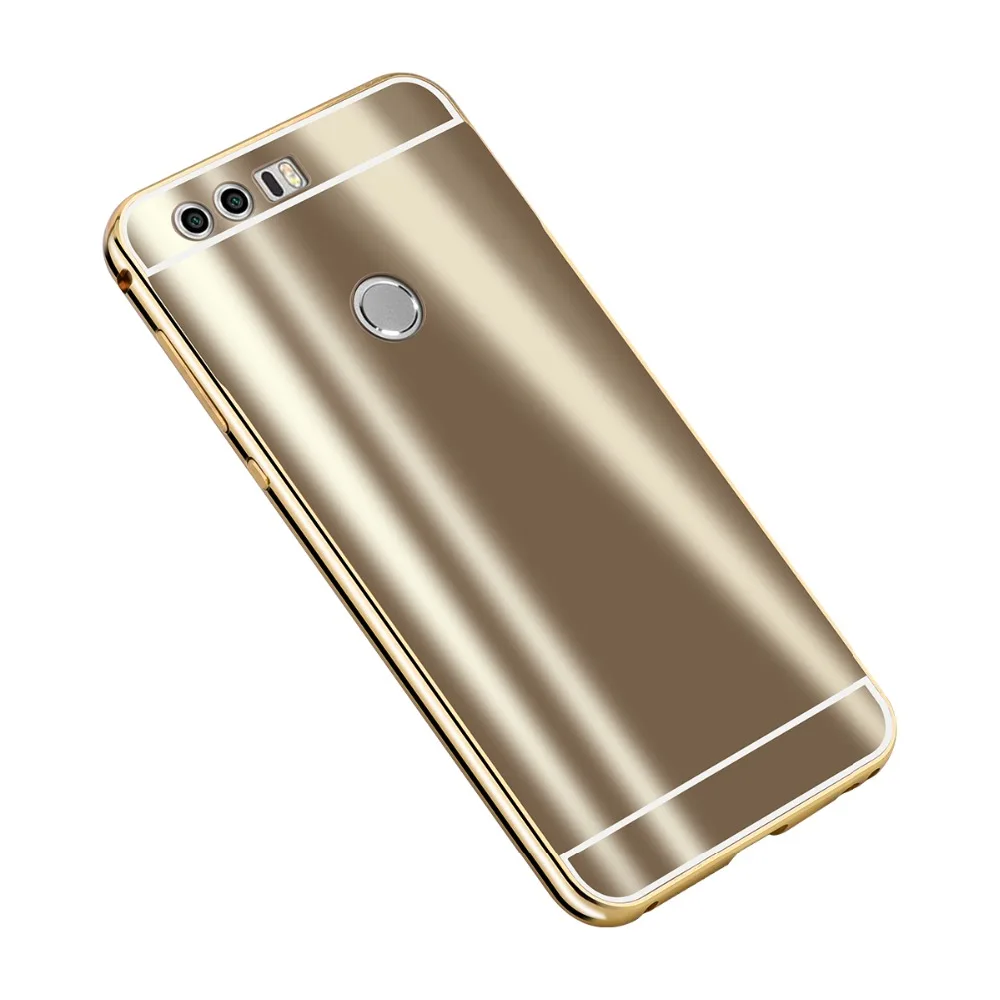 MAKAVO для huawei Honor 8 чехол Модный крутой яркий Блестящая Алюминиевая Металлическая