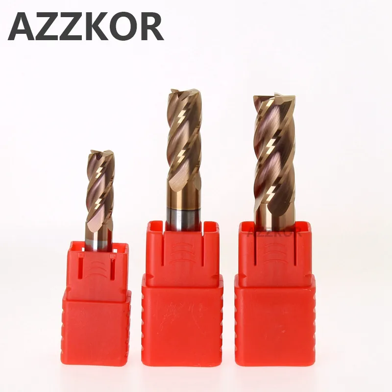 Фреза с покрытием из сплава инструмент вольфрамовой стали ЧПУ гравировка Hrc55