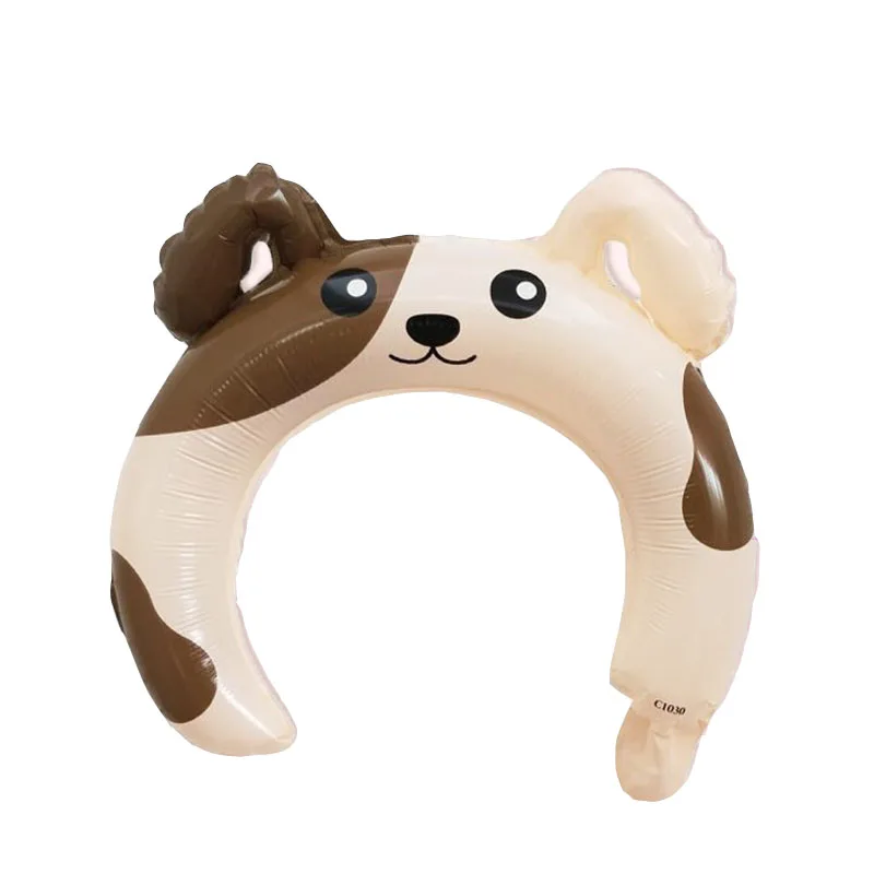 dog 6 шт. DIY Мини воздушные шары из фольги в виде животного оголовье Globos День Рождения вечерние украшения день детей грандиозное событие животных волос застежка шарик - Цвет: dog