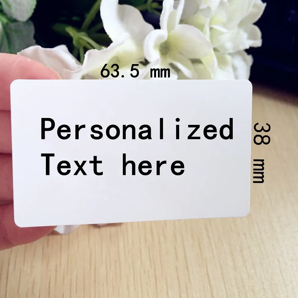 

60 pcs 2.5inches*1.5 inches lagrge Personalized Return Address Label Customised Wedding Invitation Thank You label stickers