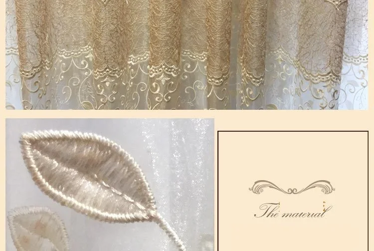 Европейский оконный занавес Tulles для гостиной столовой спальни
