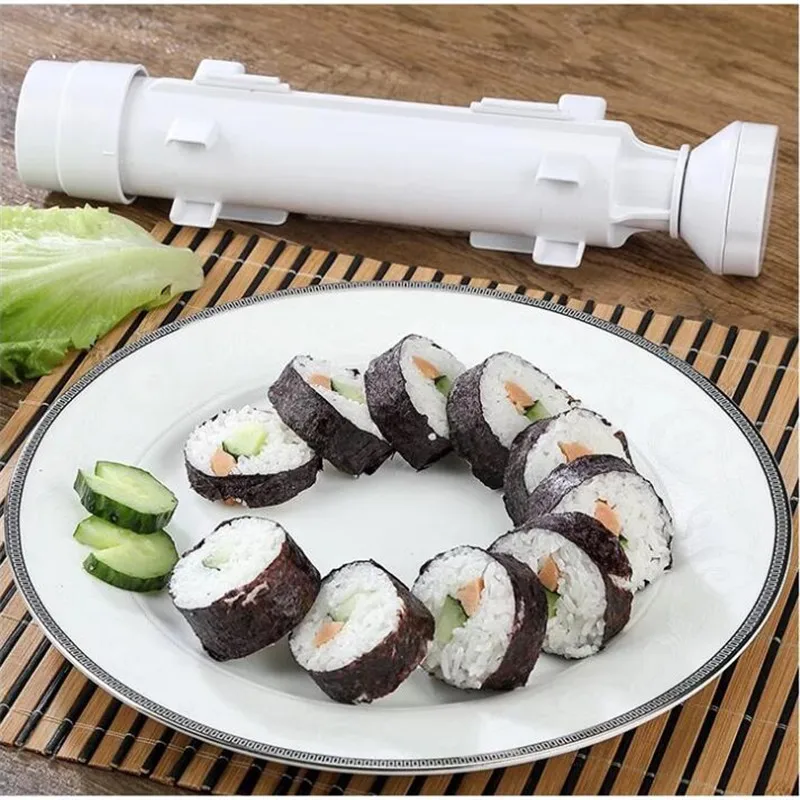 Быстрый суши Базука ролик Суши производитель роликовый ролл плесень DIY кухонный инструмент рисовое мясо растительное изготовление плесень