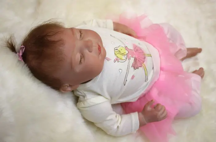 20&quot Baby Sleeping Dolls Silicone Reborn Doll Girl Boy bedtime Princess Birthday Gift Kid's Toys bonecas | Игрушки и хобби
