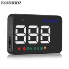 A5 Автомобильный GPS HUD Дисплей на лобовое стекло Автомобильный GPS Спидометр проектор приборная панель одометр компас превышение скорости сигнализация адаптер