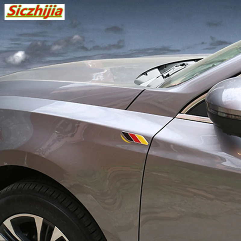 2 шт./компл.. Автомобильный 3D баннер значок стикер для стайлинга Audi Q3 Q5 SQ5 Q7 A1 A3 S3 A4 S4