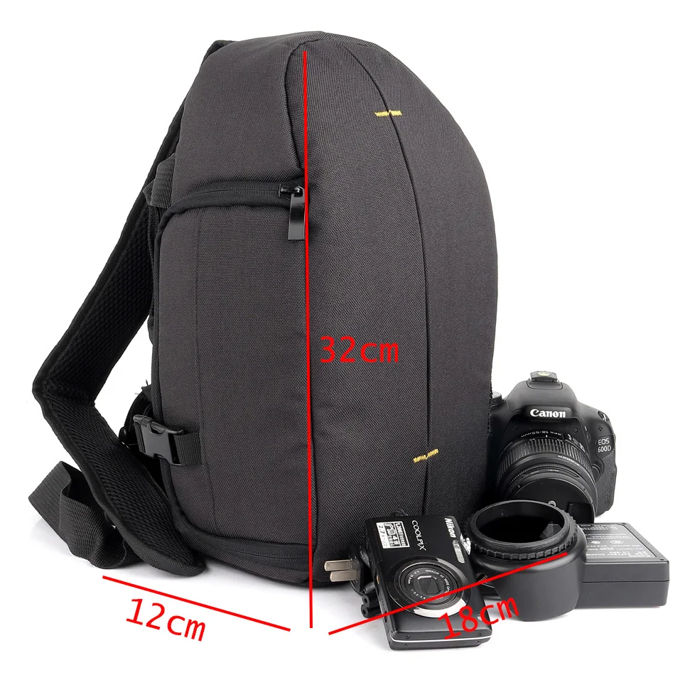 Водонепроницаемый рюкзак для камеры на плечо сумка чехол цифровых зеркальных