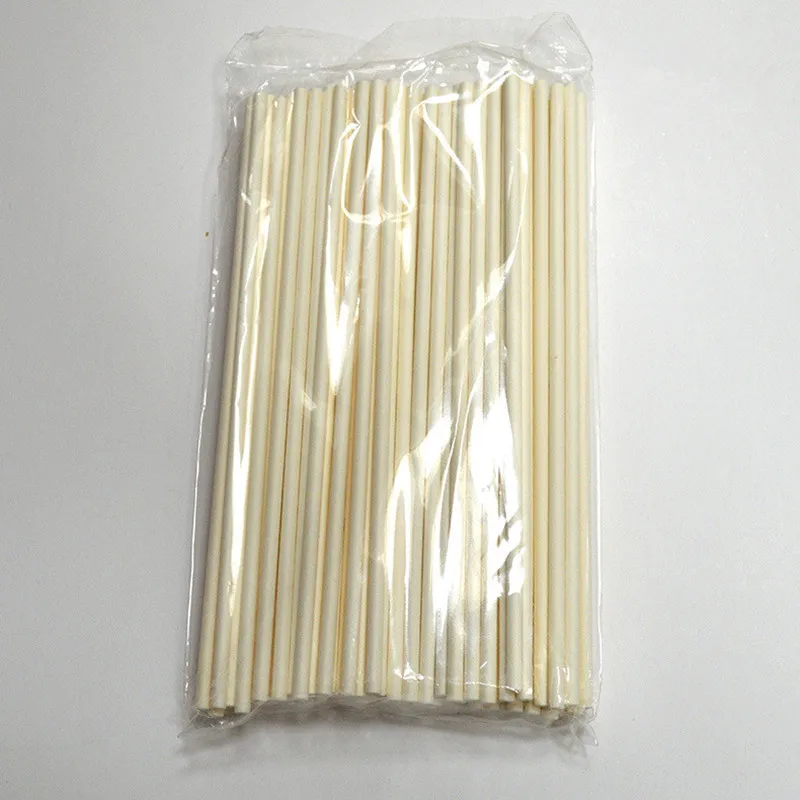 100 шт. палочки для леденцов 15 см Бумажные пирожных конфет шоколадный сахар