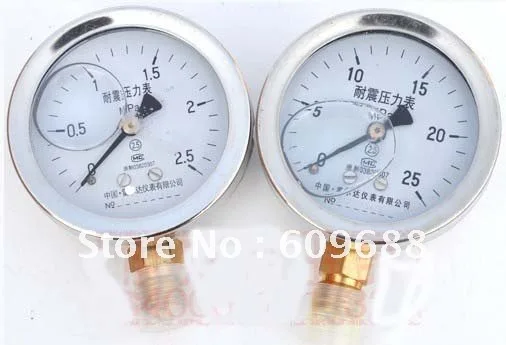 

Stainless shell, shock-proof pressure guage, Dial diameter 60mm,YTN-60 0-2.5Mpa/0-1.6MPa/0-25Mpa Pressure Switch