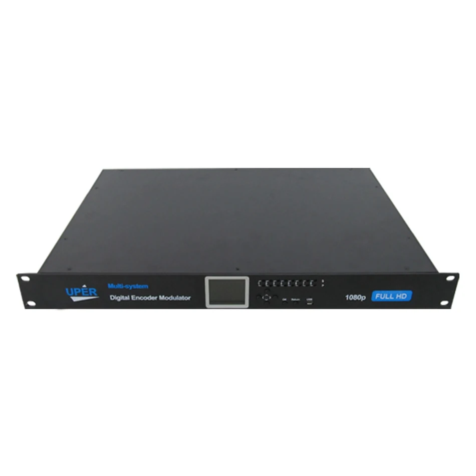 1U стеллаж для выставки товаров 1 канал HD MI C DVB T цифровой ТВ кодировщик модулятор