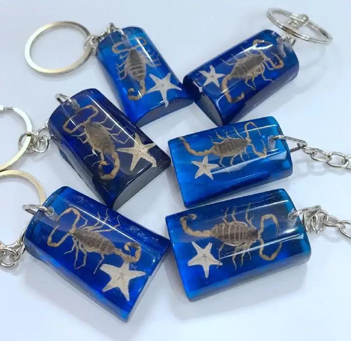 12 шт. в упаковке новые очаровательные ЗОЛОТОЙ СКОРПИОН винтажный брелок для