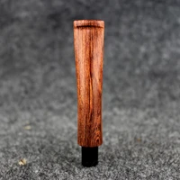 ru muxiang good quality 9mm flue smoking pipe specialized rosewood pipe mouthpiece fit for 9mm filter be0071