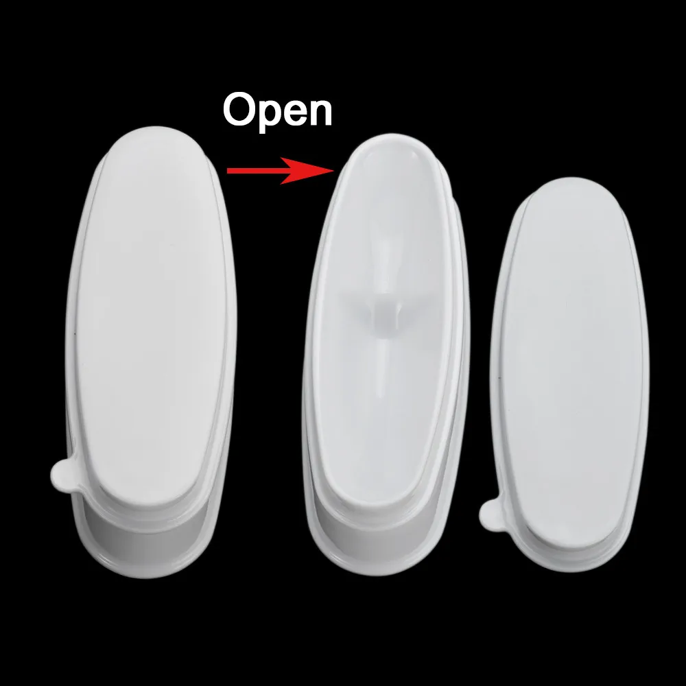 Коробка для французского пудра ногтей 1 шт. удобный контейнер маникюрных