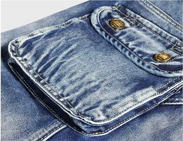 Мужской джинсовый комбинезон с множеством карманов|male jeans trousers|jeans jeansslim straight |