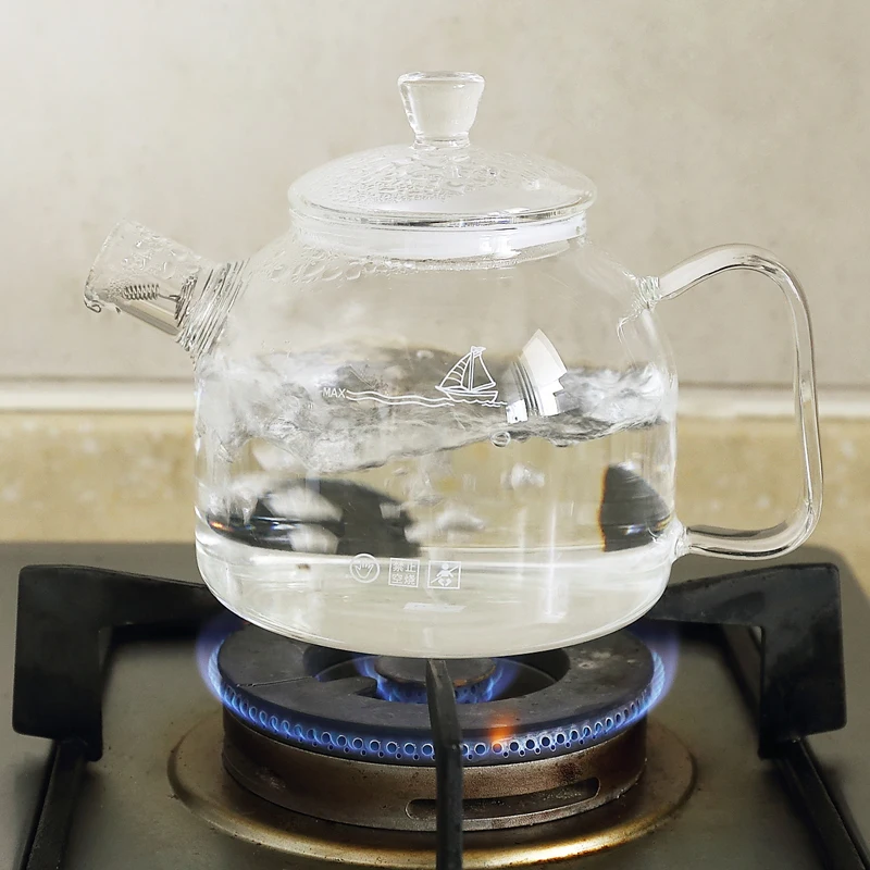 Прозрачный чайник термостойкий стеклянный 900 мл|tea tea|tea pottea pot kettle |