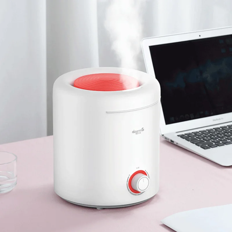 Xiaomi 2.5L увлажнитель воздуха вращающийся туман ручка серебряный Ион