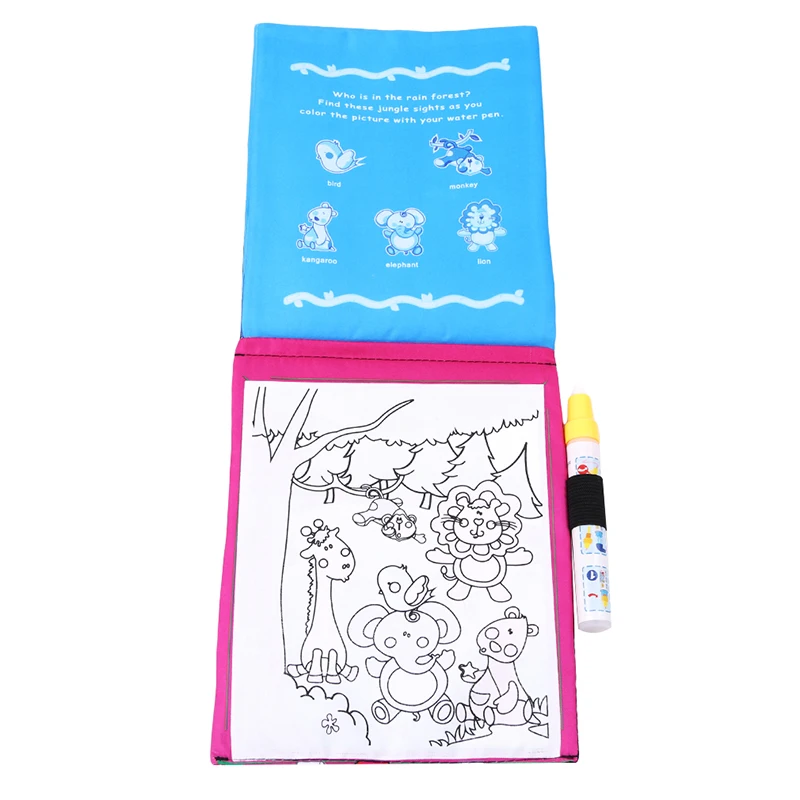  Раскраска Волшебная книга воды рисования Doodle Magic Pen Картина доска Juguetes для детей