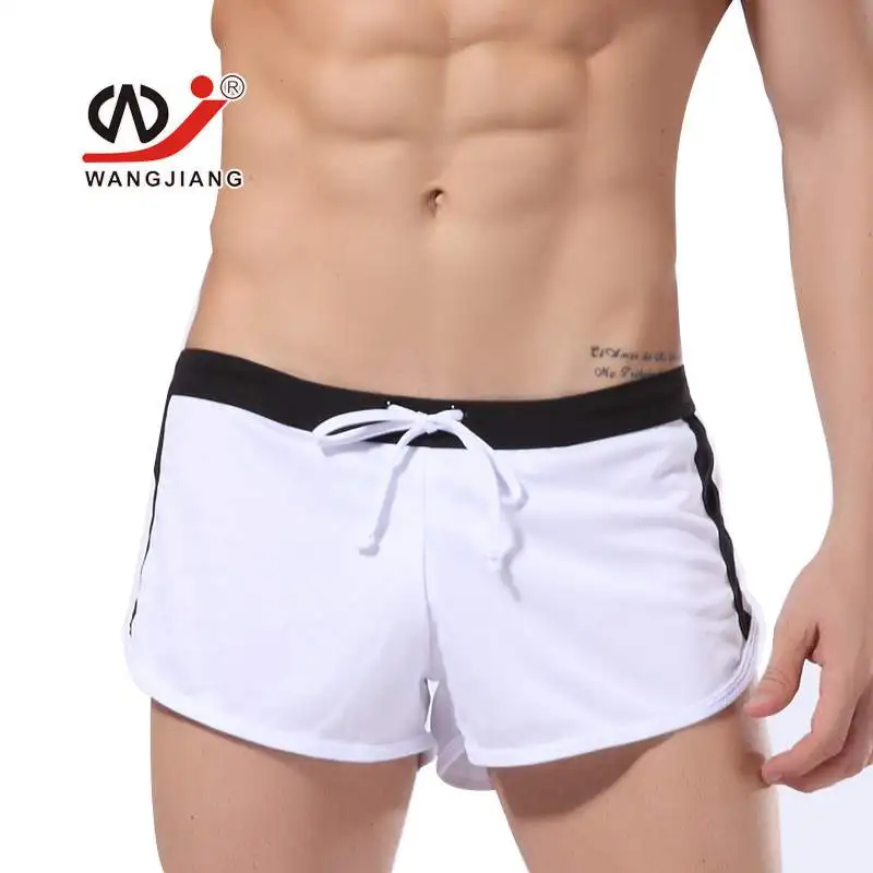 Повседневные мужские шорты домашние трусы летние лоскутные свободные G стринги с