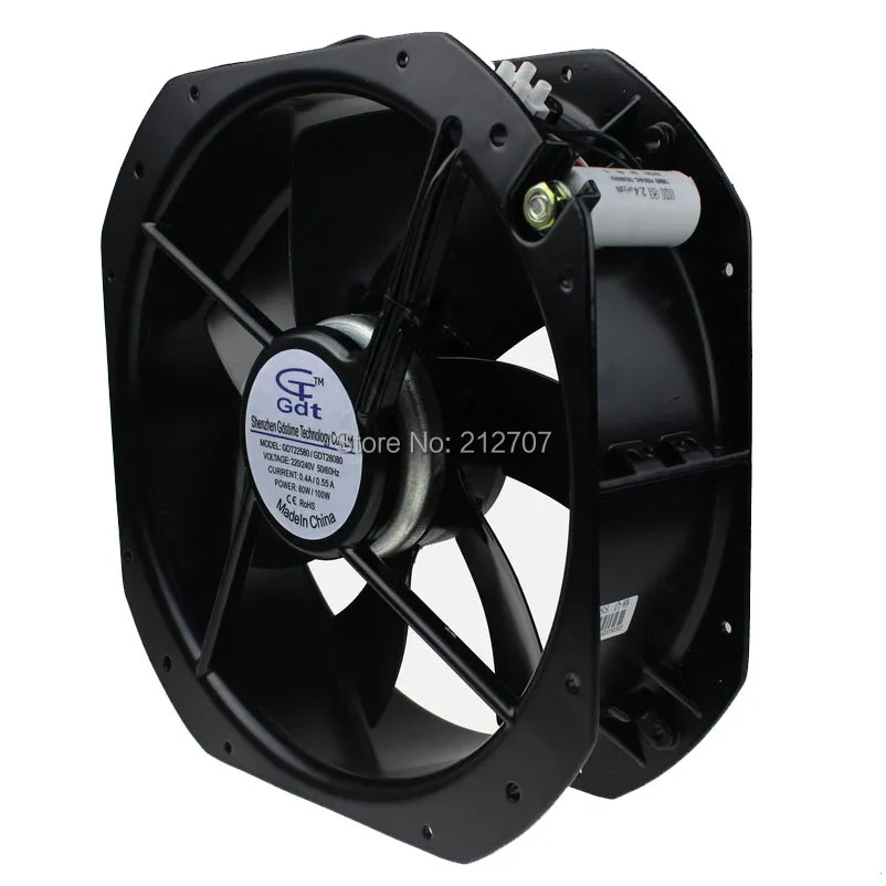 Gdstime 28080 280 мм x 80 шариковый подшипник 100 Вт 220 В AC охлаждающий вентилятор|ac cooling