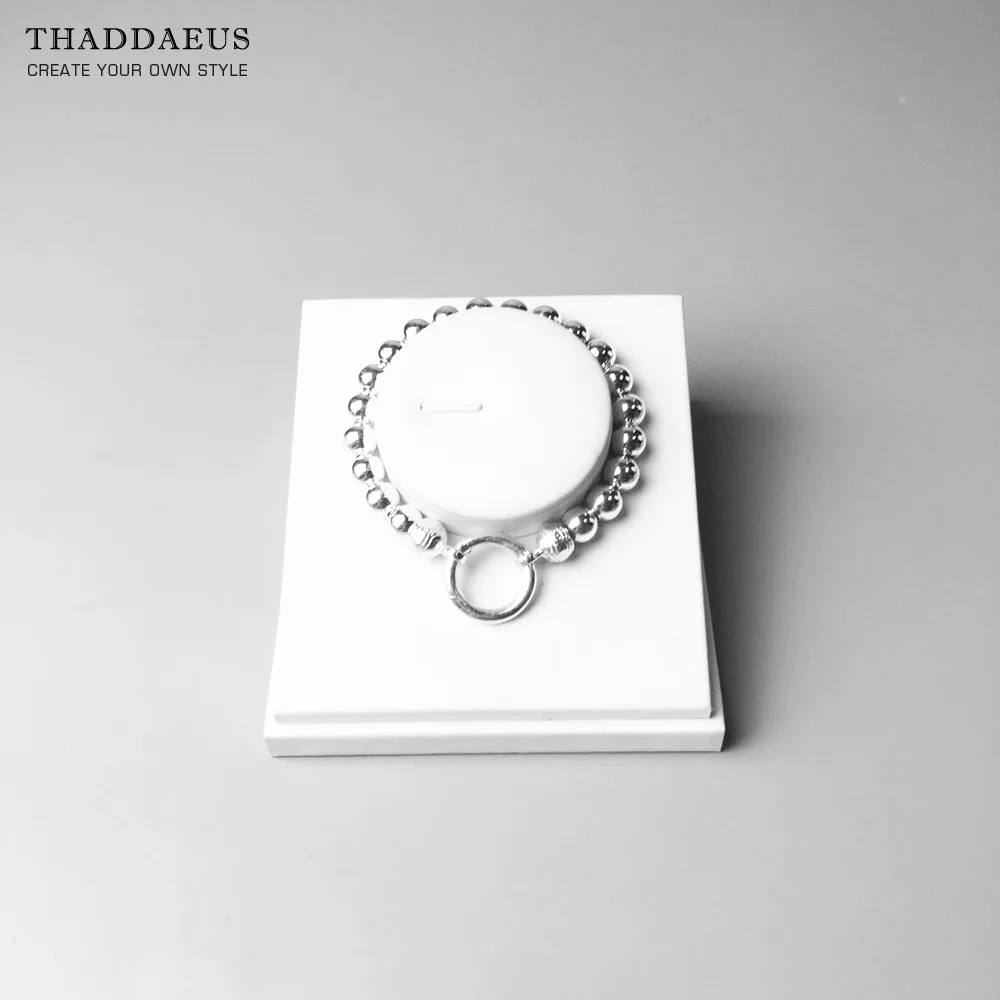 

8mm Silver Beads Bracelet,Europe Style Glam Fashion Good Jewerly For Women,2017 Gift In 925 Sterling Silver,Super Deals