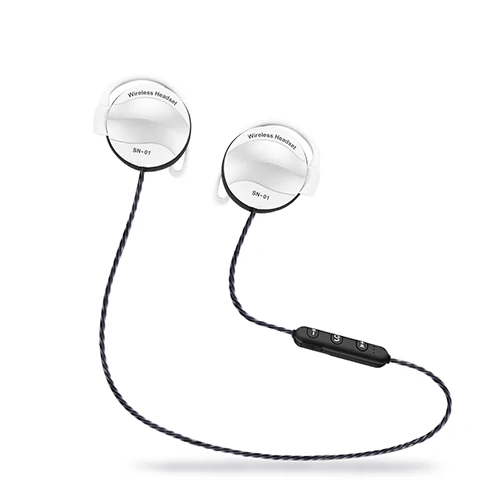Белый SHINI SN беспроводные наушники Bluetooth наушники Fone de ouvido для телефона с шейным ремешком Ecouteur Auriculares Bluetooth гарнитура V4.1 - Цвет: Белый