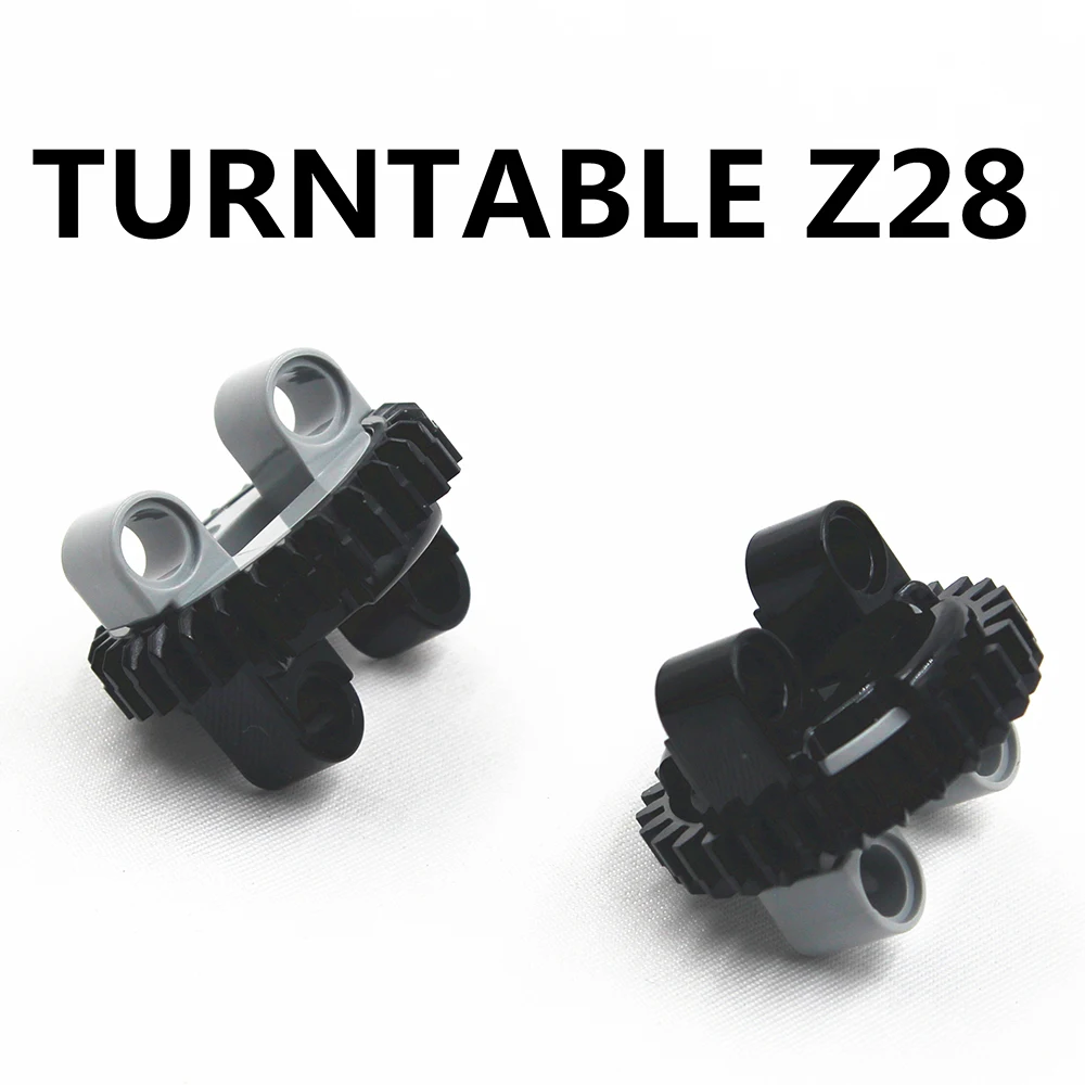 Строительные блоки россыпью, технические детали 2 шт./лот, технический поворотный стол Z28, совместим с основным брендом детских игрушек для мальчиков 4652236