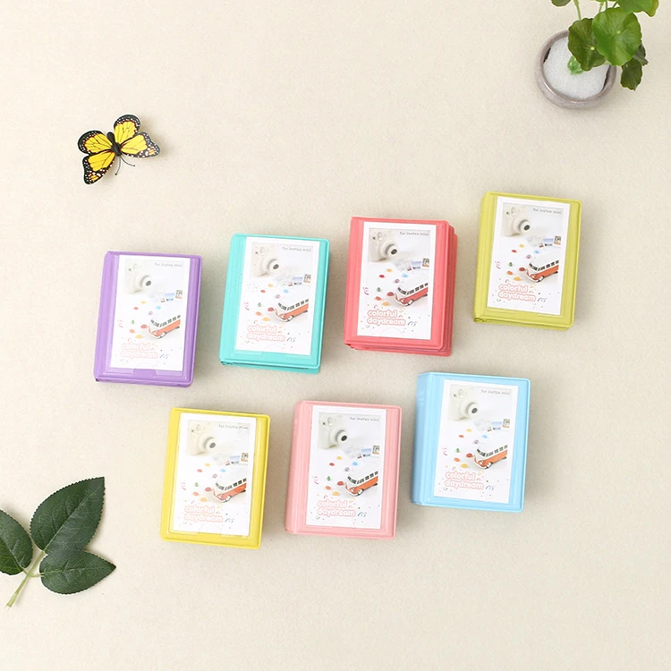 Coloffice 28 Pockets Fujifilm Instax Mini 8 Films 70 25 50s 90 Name Card Pieces Of Moment Photo Book Album 1 piece | Канцтовары для