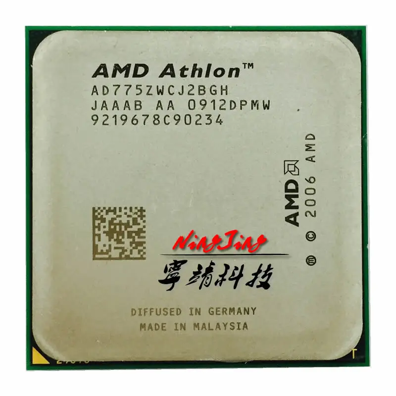 Двухъядерный процессор AMD Athlon X2 7750 775Z 2 7 ГГц AD7750WCJ2BGH AD775ZWCJ2BGH Разъем AM2 +|socket am2|athlon x2cpu