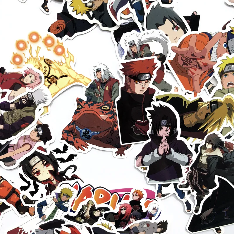 Мультяшная наклейка 63 naruto Grafii для ноутбуков скейтбордов Macbook чемоданов на