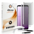 Стеклянный протектор экрана Akcoo Note 9 на клеевой основе с жидким клеем для samsung S8 9 Plus note 8 S7 edge