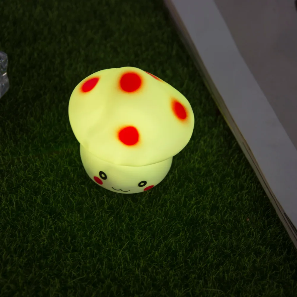 Новый 1 шт. светодиодный Ночной светильник в виде гриба Пресс отдать предпочтение