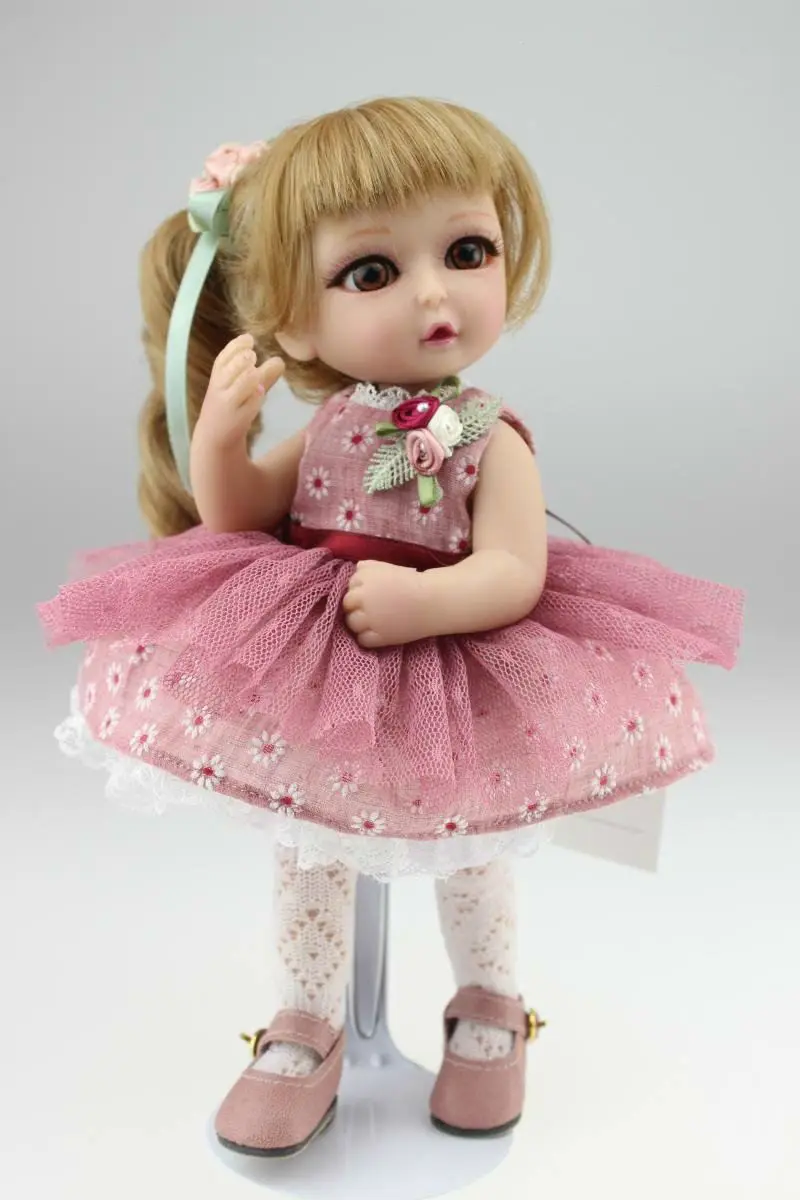 

Симпатичные 25 см мини SD BJD 1/8 имитация куклы виниловый реалистичный игровой дом для девочек Brinquedos детский подарок на день рождения кукла игр...