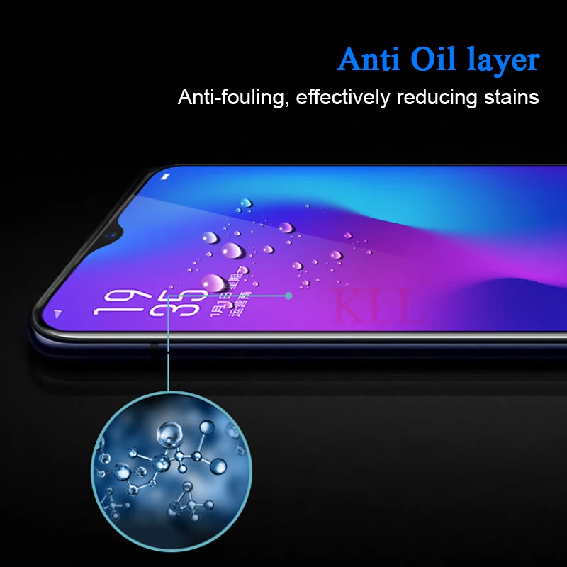 Полное покрытие закаленное стекло для OPPO R17 Pro R15 R15X Защитная пленка экрана A7 A7X A5 A3