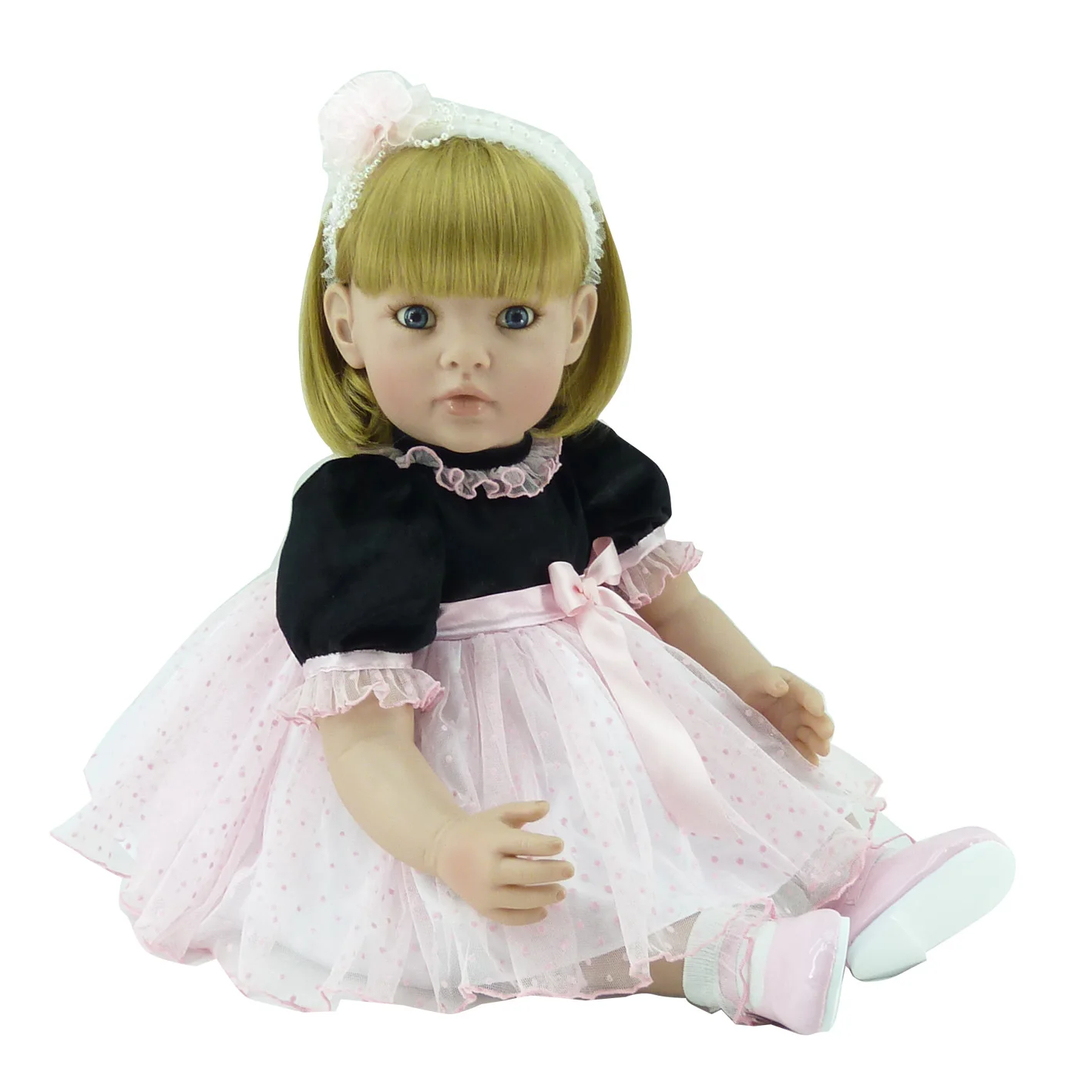 Кукла реборн 22 дюйма 55 см Реалистичная кукла-принцесса для новорожденных модная