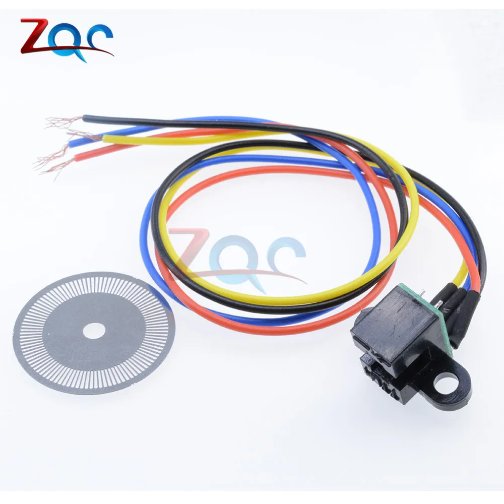 

Photoelectric Speed Sensor Encoder Coded Disc Code Wheel for Freescale Smart Car 5V