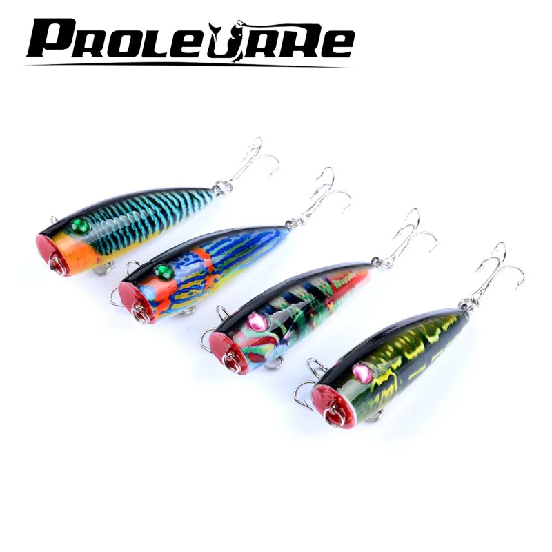 1 шт. воблеры Topwater приманка для рыбной ловли Pescara плавающие попперы приманки 4