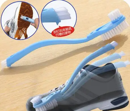 

3pcs/SET Double Side Usable long-handled clean brush wash shoe brush Sports Shoes Sneakers Cleaning Tool shoes cleaning brush