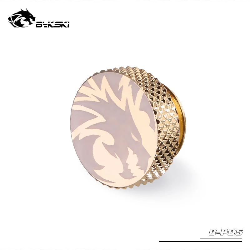 gold BYKSKI G1/4 ''заглушка система водяного охлаждения металлический уплотнительный замок радиатор заглушка специальное издание аксессуары для ПК фитинг B-PD5 - Цвет: gold