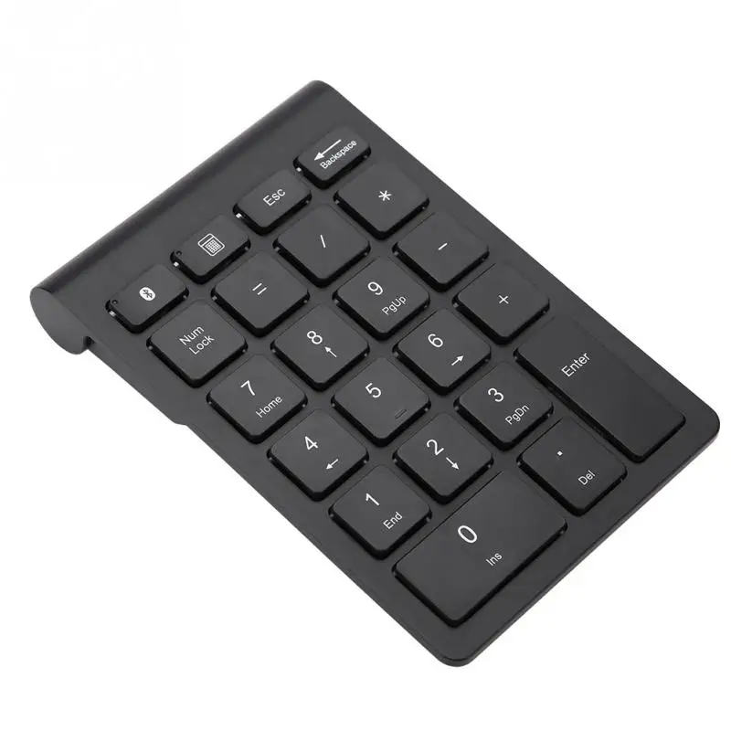 Черный 22 клавиши мини Numpad беспроводной Bluetooth цифровая клавиатура для Apple