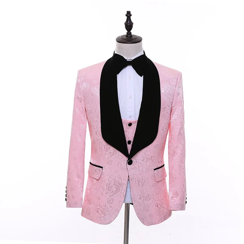 2017 индивидуальный заказ черный бархат шаль нагрудные Жених Смокинги для женихов