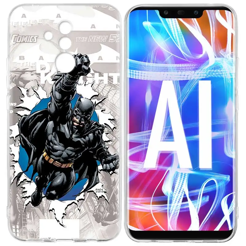 Dc Бэтмен Темный рыцарь Джокер карта Модный мягкий чехол для huawei P30 P20 mate 20 10 Pro P10 P9 lite P Smart+ Plus Z чехол